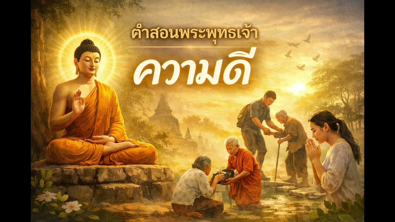 🙏คำสอนพระพุทธเจ้า 🙏| ความดีคือพลังชีวิต ทำแล้วชีวิตเปลี่ยนจริง
