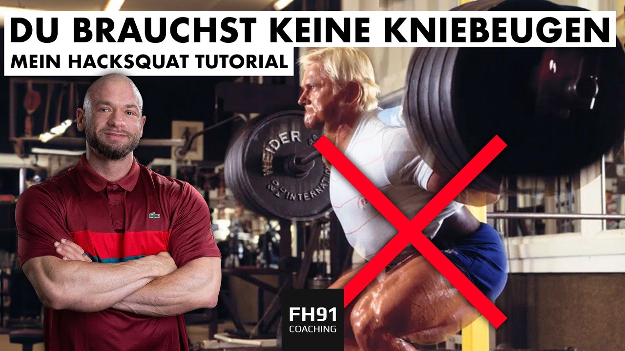 Die bessere Kniebeuge! So optimierst du deine Ausführung an der Hacksquat 👊🏼