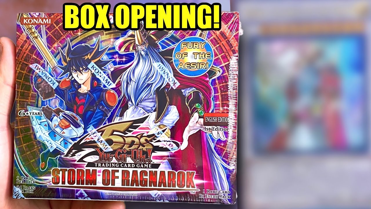 Yugioh 5Ds: Storm of Ragnarock 1st Edition Box Opening! 💯