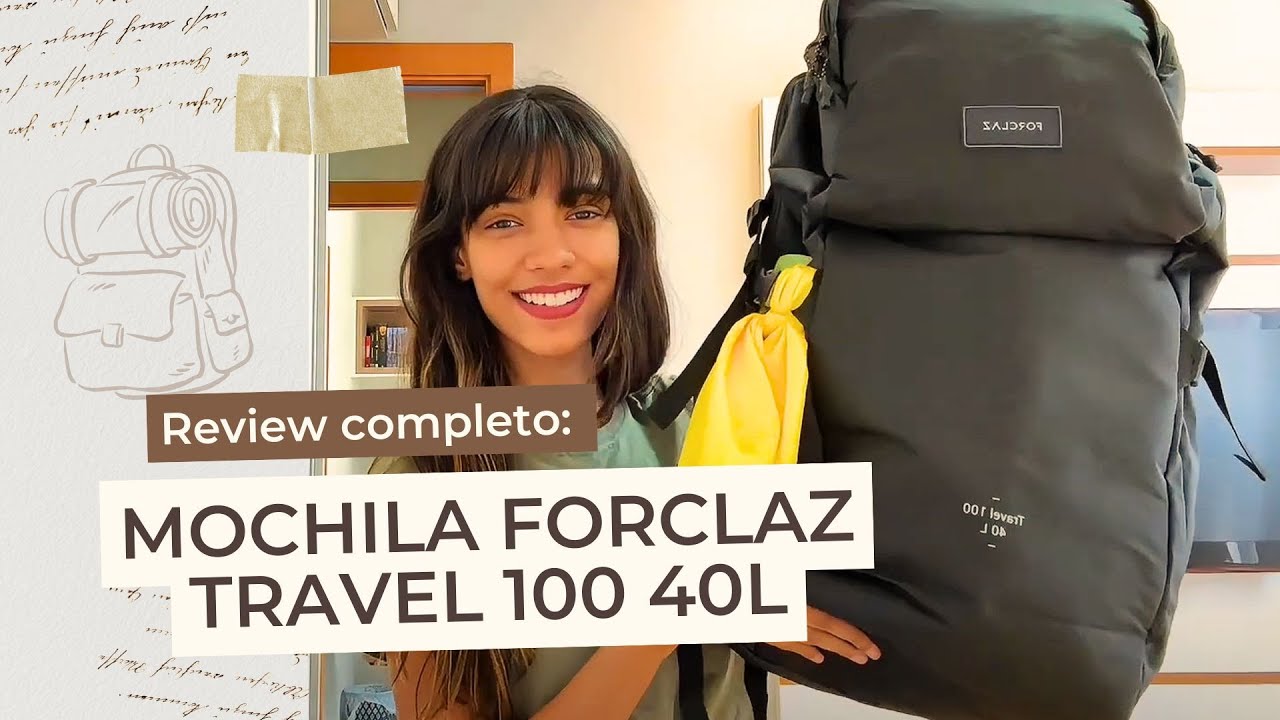 MOCHILA FORCLAZ TRAVEL100 40L - REVIEW COMPLETO! | Não precisa despachar