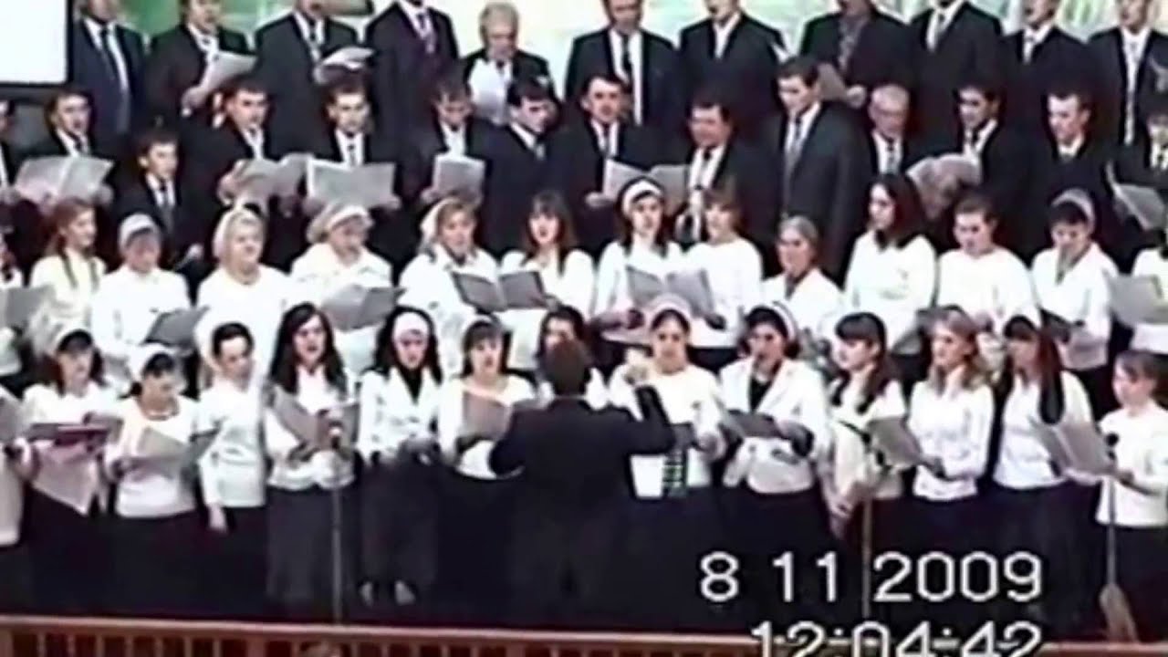 СВОДНЫЙ ХОР ЦЦ ЕХБ Г. КРИВОЙ РОГ - НАД РОДИНОЙ НАШЕЙ