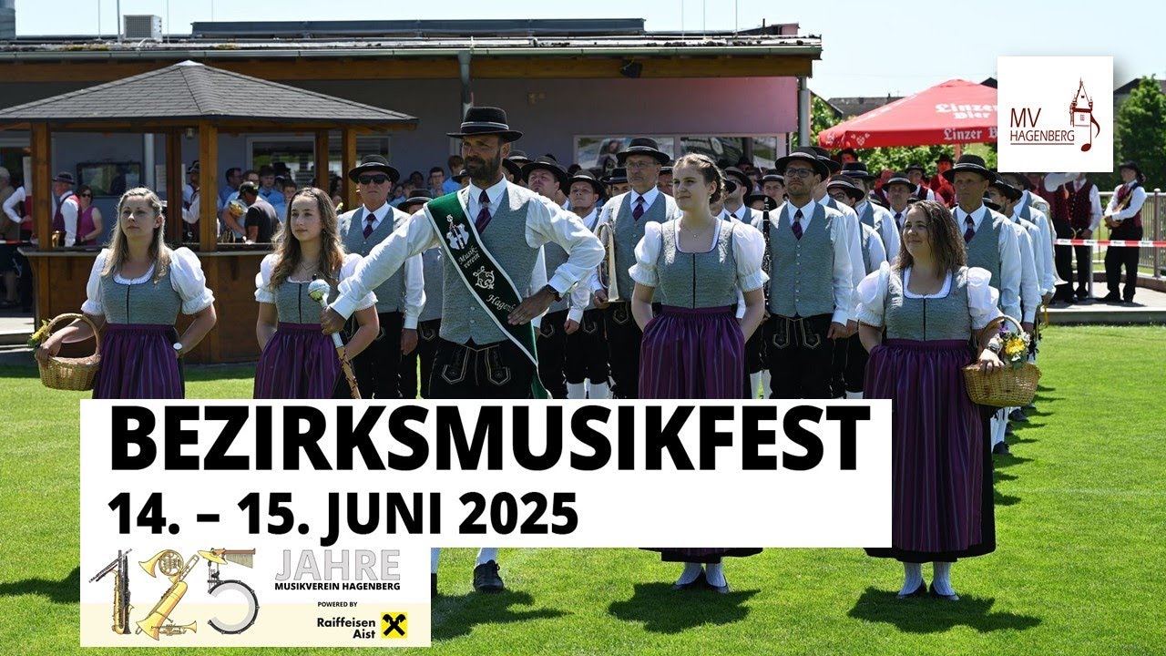 Bezirksmusikfest mit Marschwertung 2025 // Hagenberg im Mühlkreis