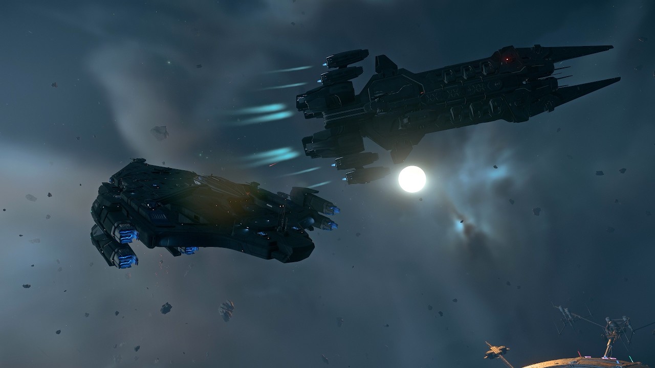 Star Citizen | 4.9 Live: Trying To Fight A Javelin But In The End We Fought An UEE Idris M