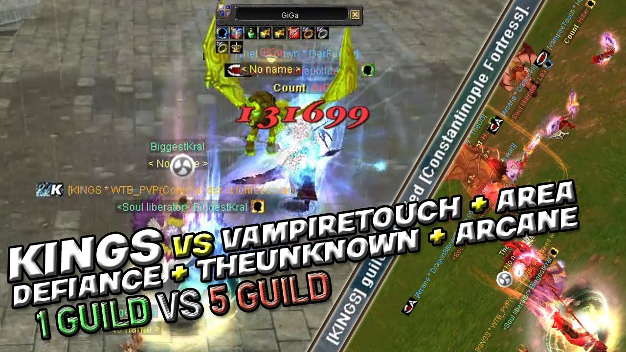 Silkroad Online-Theia- BiggestKral -ConstFW- KINGS vs VampireTouch+TheUnknown+Defiance+Arcane+Area51