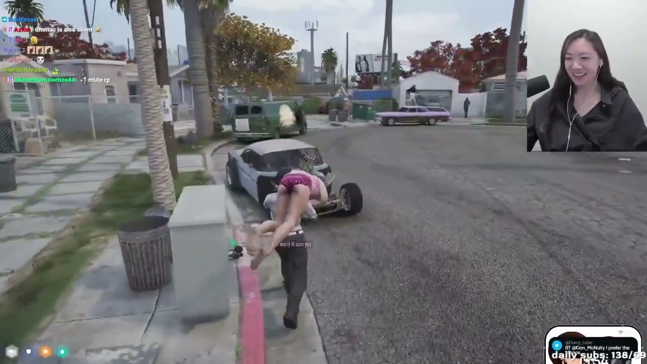 Fanny makes Peanut run away from her 😂 | NoPixel 4.0 GTA RP
