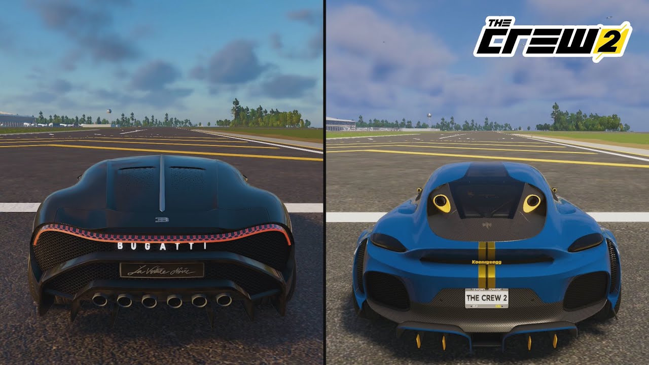 The Crew 2 | Bugatti La Voiture Noire 2019 vs. Koenigsegg Gemera 2020 Performance Comparison