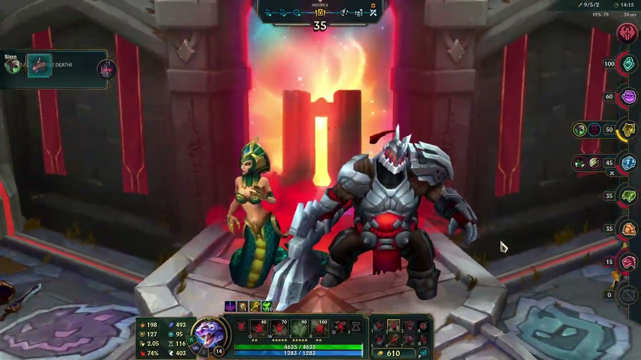 LoL Arena Twitch+Ornn 2nd place