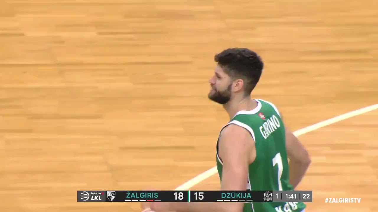 ¡El regreso de Pato Garino! Sus primeros puntos en Zalgiris Kaunas
