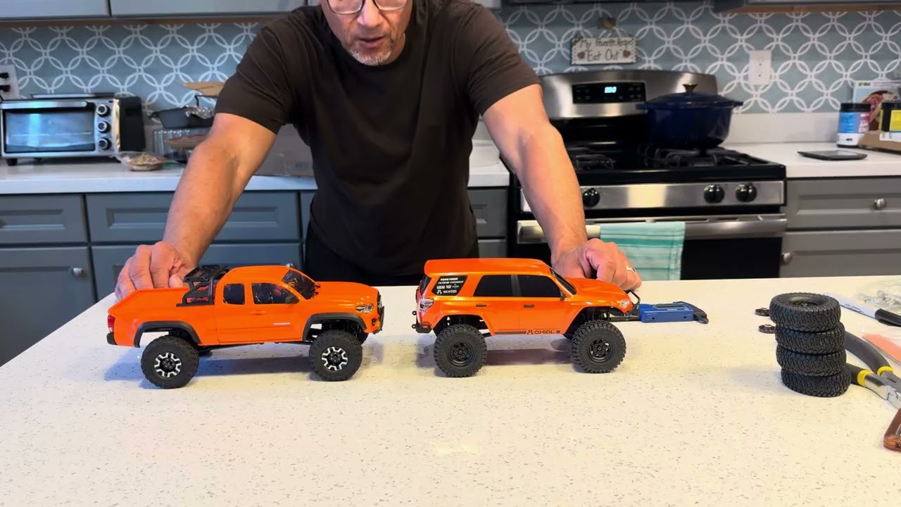 Axial Scx24 4Runner unboxing and first run and thoughts#axial #scx24 #4runner 