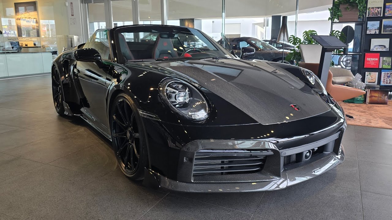 2024 Porsche 911 Turbo S BRABUS 820 | Stunning Exterior + Gorgeous Red/Black Interior