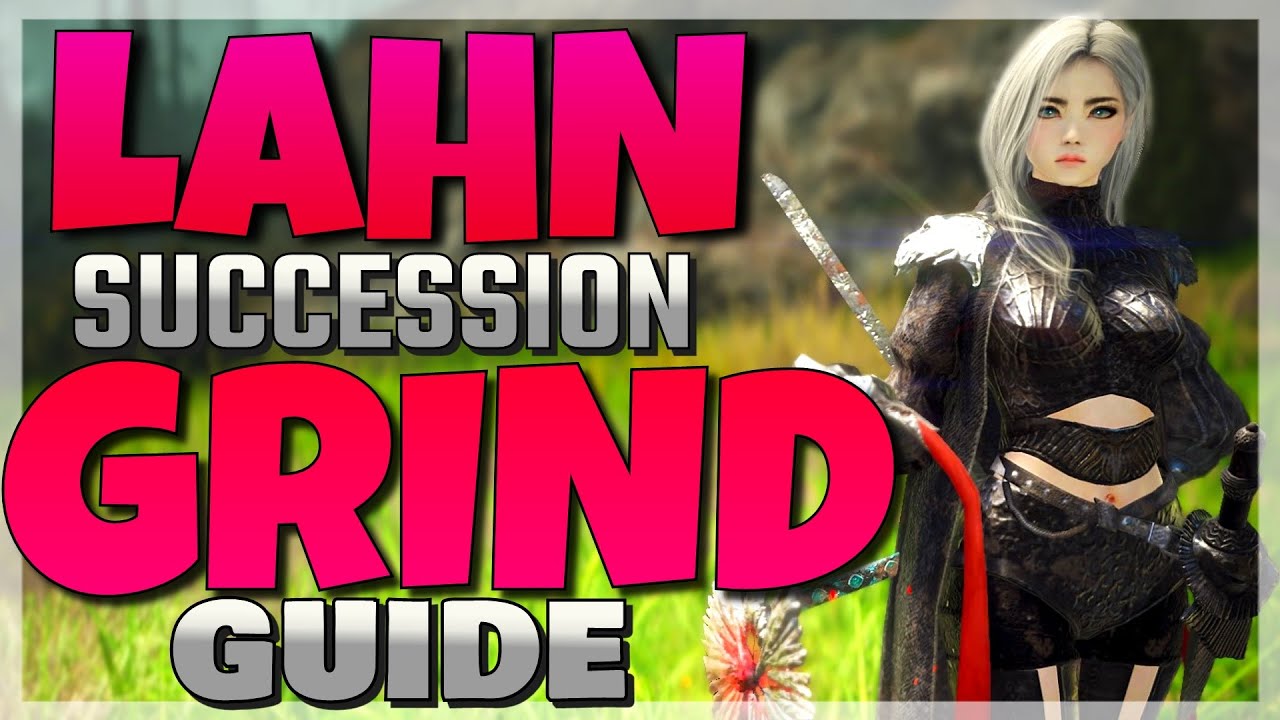 2021 Succession Lahn PvE Guide! The BEST Female Grinding Class in Black Desert Online!