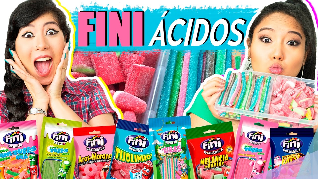 EXPERIMENTANDO DOCES FINI (ácidos) | Blog das irmãs