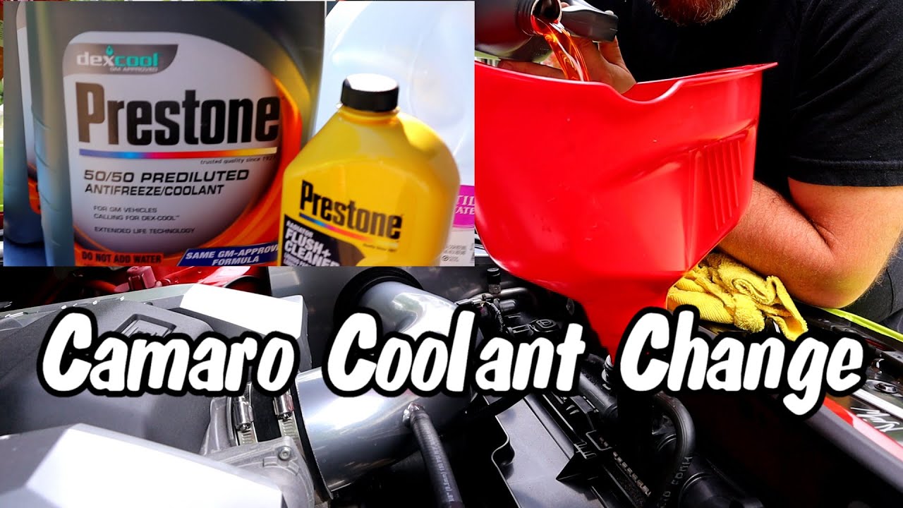 Quick Flush RADIATOR COOLANT On A CAMARO! (THANKS CHRIS FIX!)