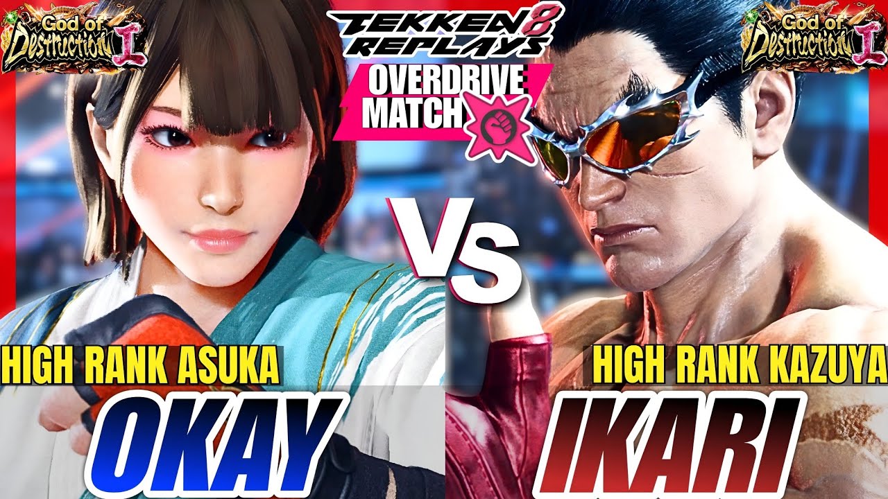 Tekken 8 - Okay (Asuka) vs Ikari (Kazuya) - Epic Ranked Match