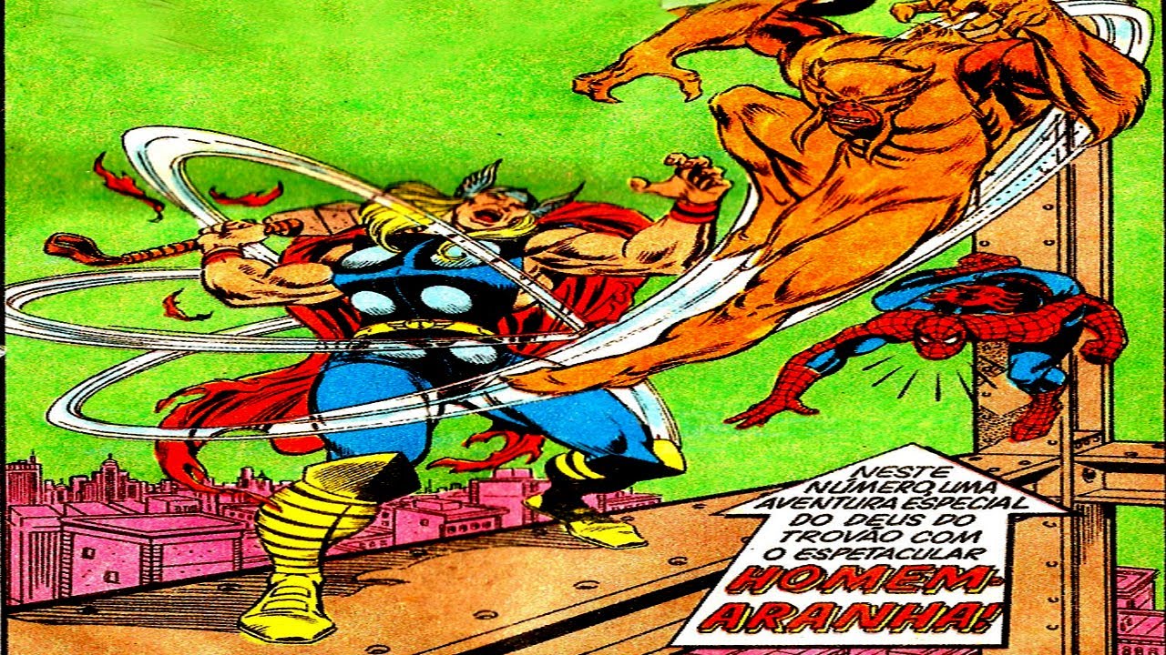 Thor e homem- aranha enfrentam o mangusto: Quadrinho explicado