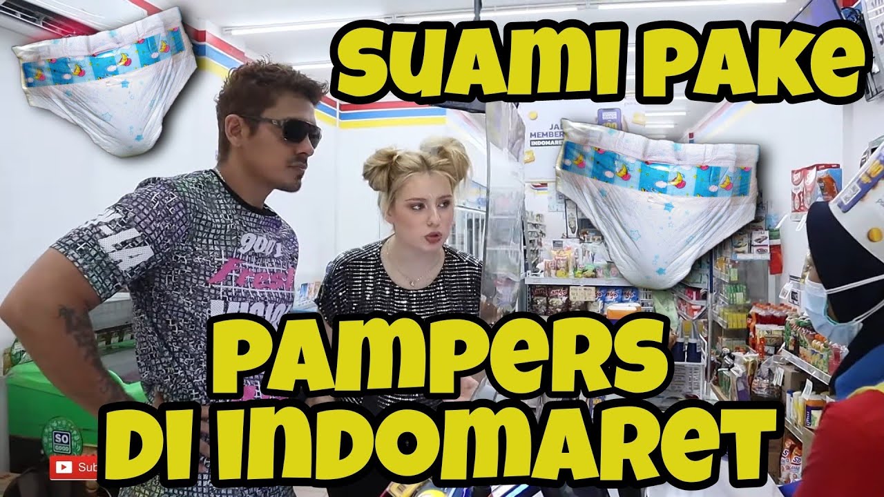Prank Bagus Istri MInta Suami Pake Pampers Saat Di Indomaret - Video Lucu Bikin Ngakak - Komedi