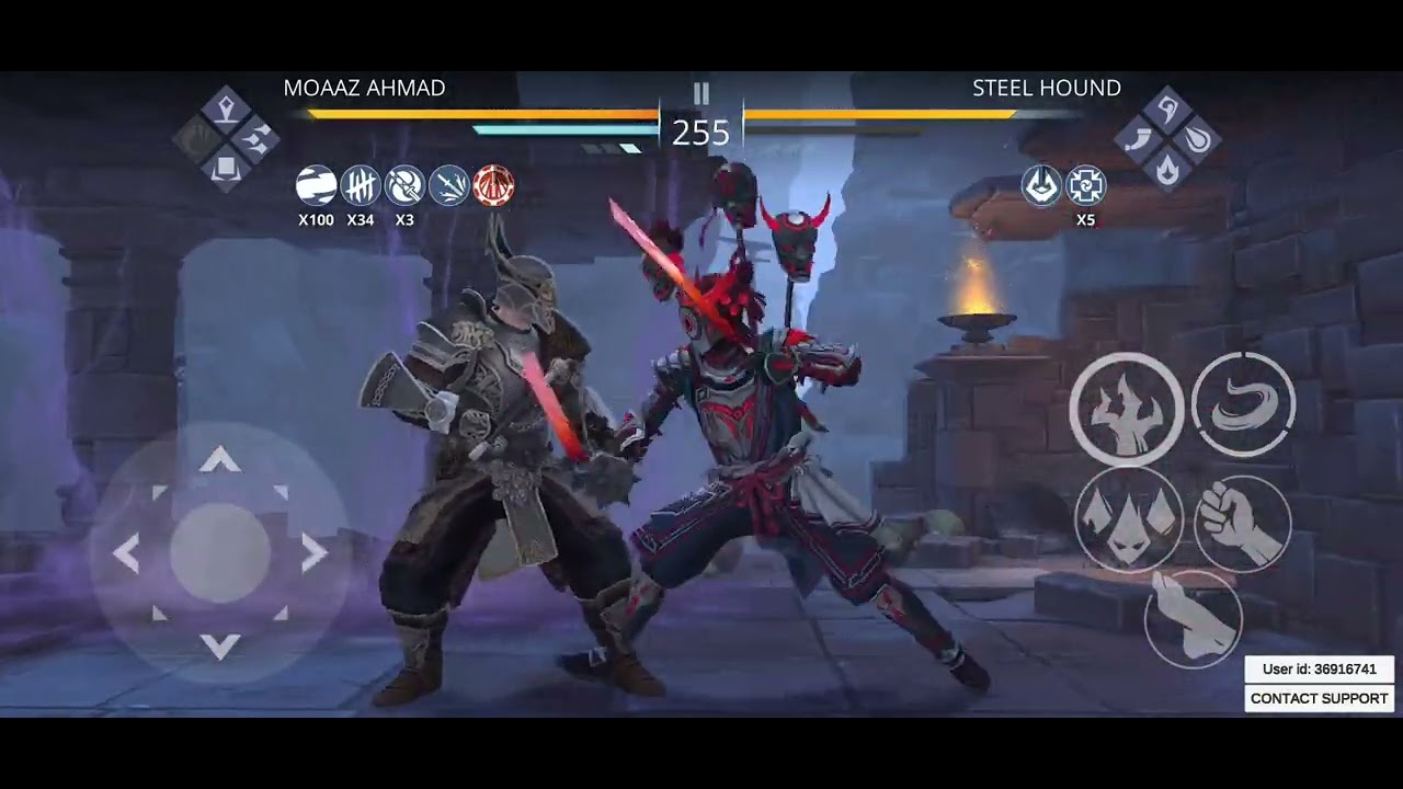 DEAD FOREST TRIAD lvl 6 vs STEEL HOUND [control lost] | shadow fight 3 