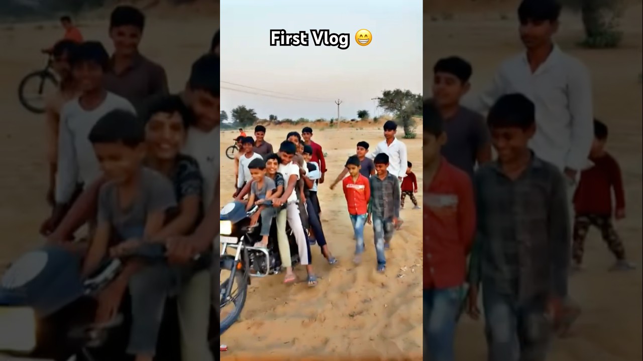 First Vlog 😁❤️ #ytshorts #shorts #shortsfeed #funny #viral #youtubeshorts