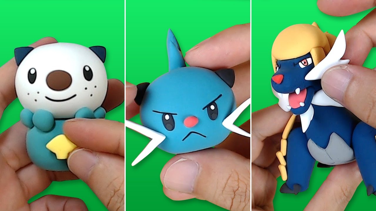 Pokémon Figures Making - Oshawott line!!(Oshawott, Dewott, Samurott) | Clay Art