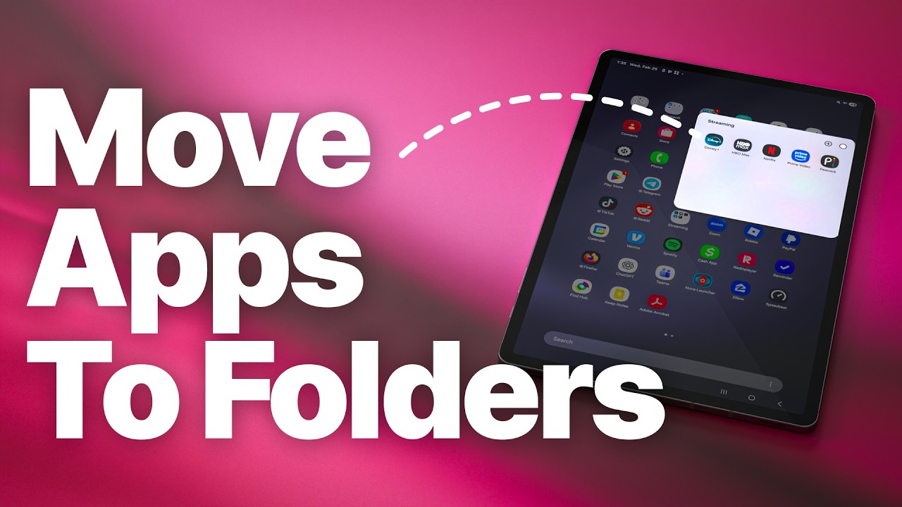 How to Organize Apps into Folders on Android Tablets