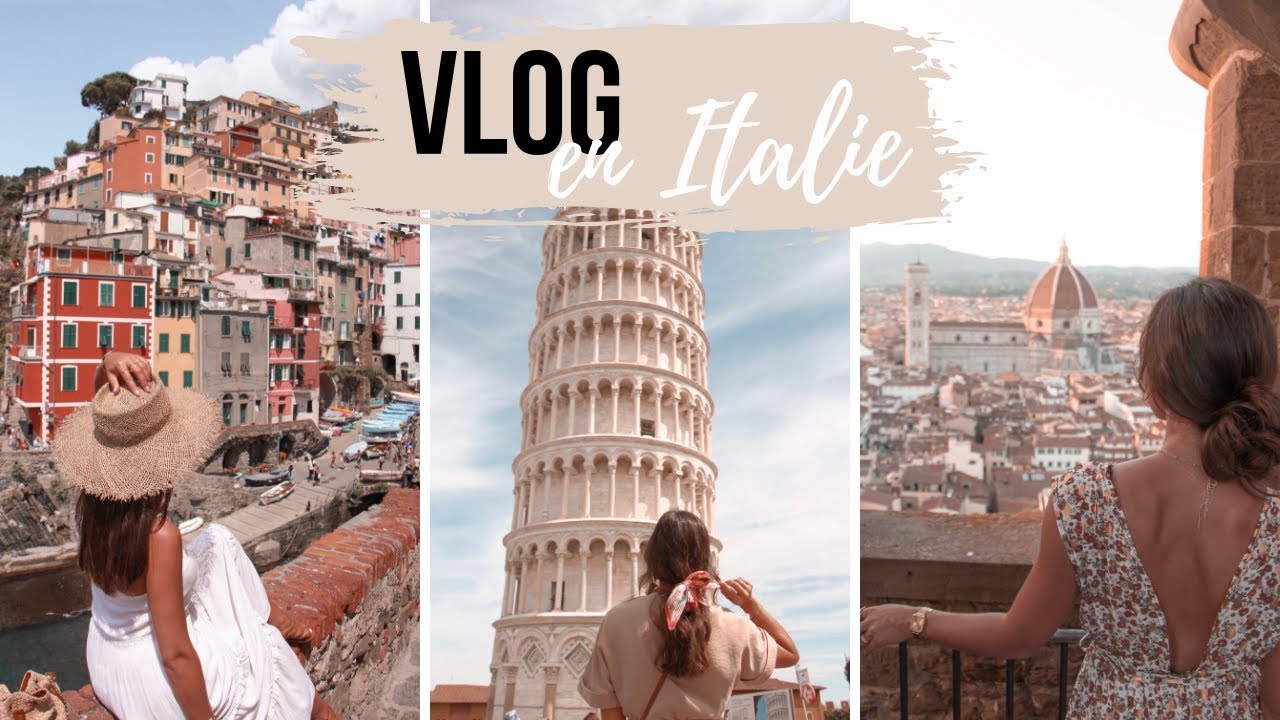VLOG roadtrip en Italie - Cinq Terres, Florence, Pise, Milan..