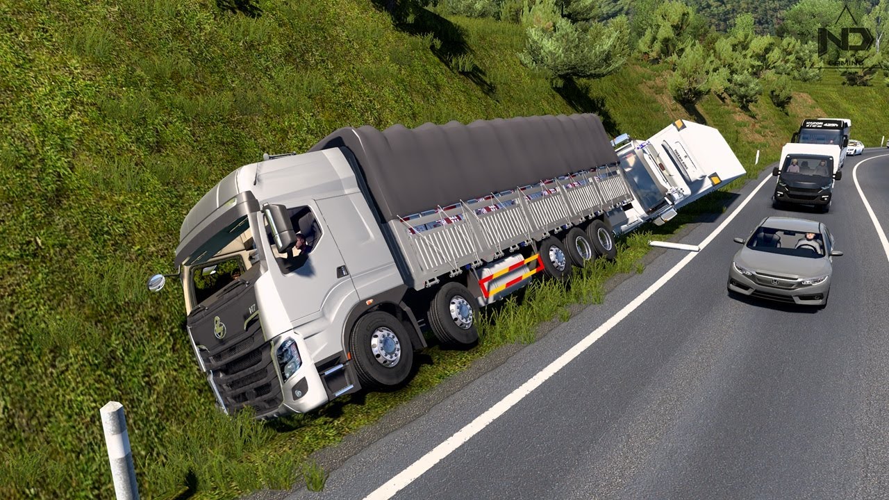 ETS2 Online Việt Nam - Xe Tải 5 Chân Chenglong H7 và Cung Đường Đèo Bất Ổn