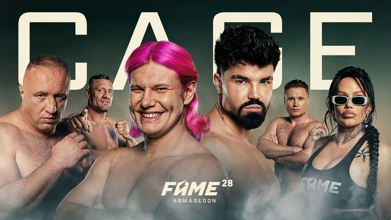 FAME 28 CAGE: Natan Marcoń, Tybori, Laluna, Koziołek, King Kong, Malicha