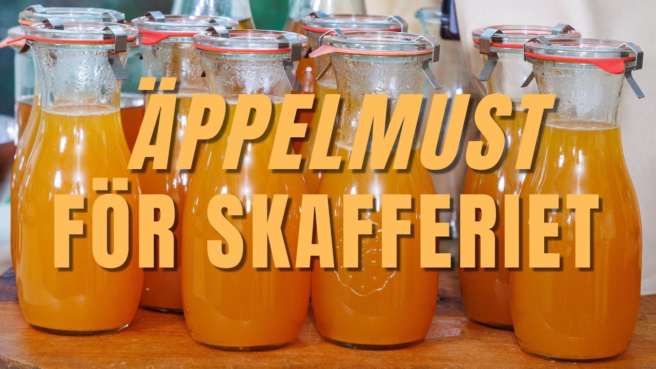 Glöm Frysen! Så gör du Äppelmust som håller 1+ år i skafferiet