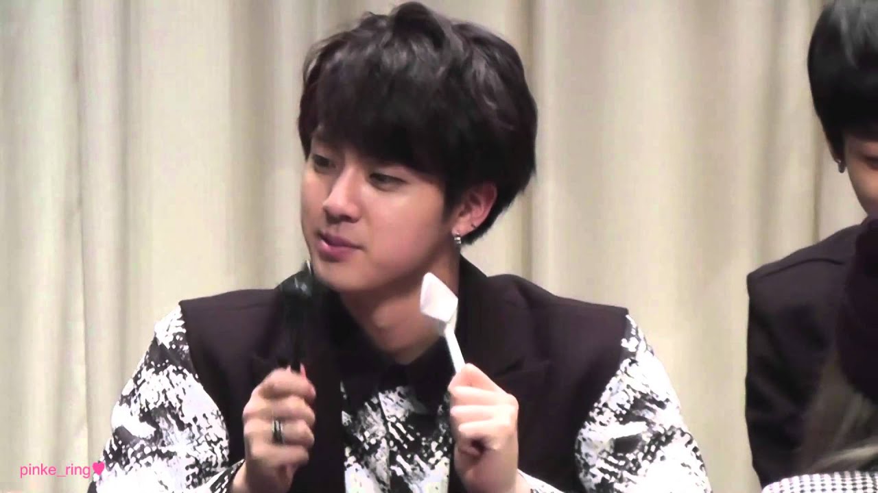 140922 용산팬사인회 방탄소년단 진 ♥︎귀여운 김석진♥︎ :) BTS JIN
