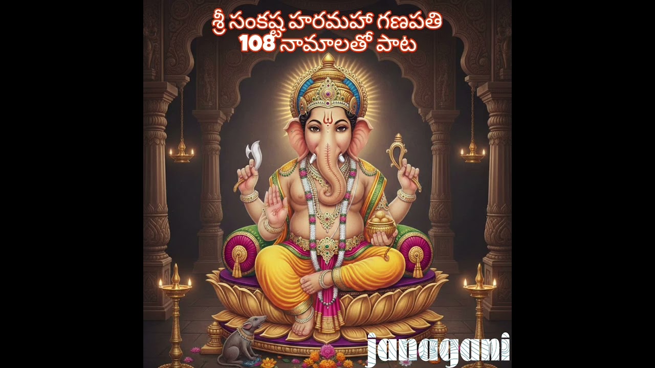 #శ్రీసంకష్టహరమహాగణపతి#పాట108 నామాలు #ప్లీజ్# #లైక్#షేర్#please##subscribe#🙏🙏🙏🚩 శ్రీ మాత్రే నమః