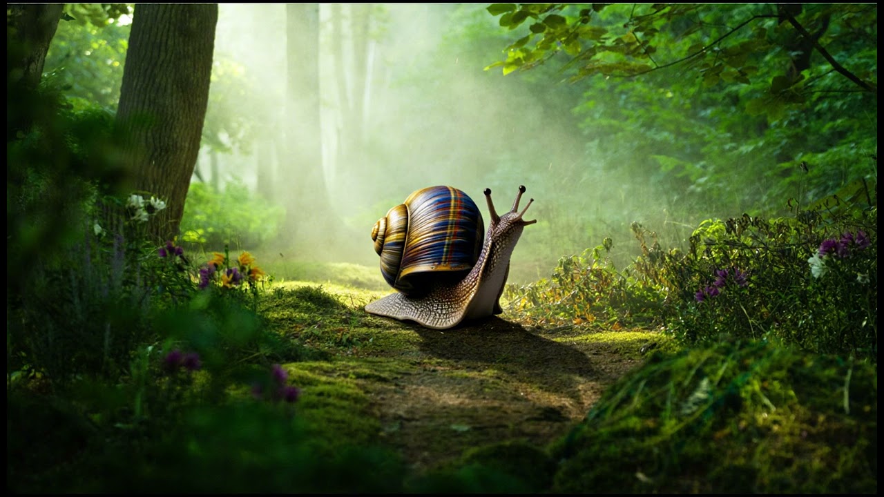 Snail | TV Art Screensaver for TV Wallpaper | Vista Frame