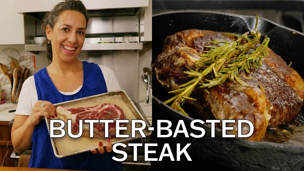Make the Perfect Butter-Basted Ribeye Steak and Salad with Carla Lalli Music
