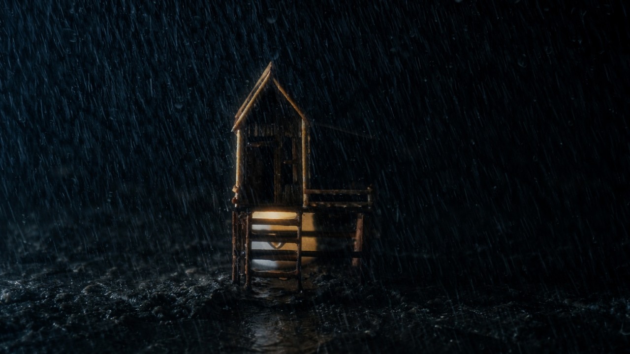 3 Minutes of This Rain Sound Will Knock You Out 😴 | Deep Sleep Rain with subtle thunder