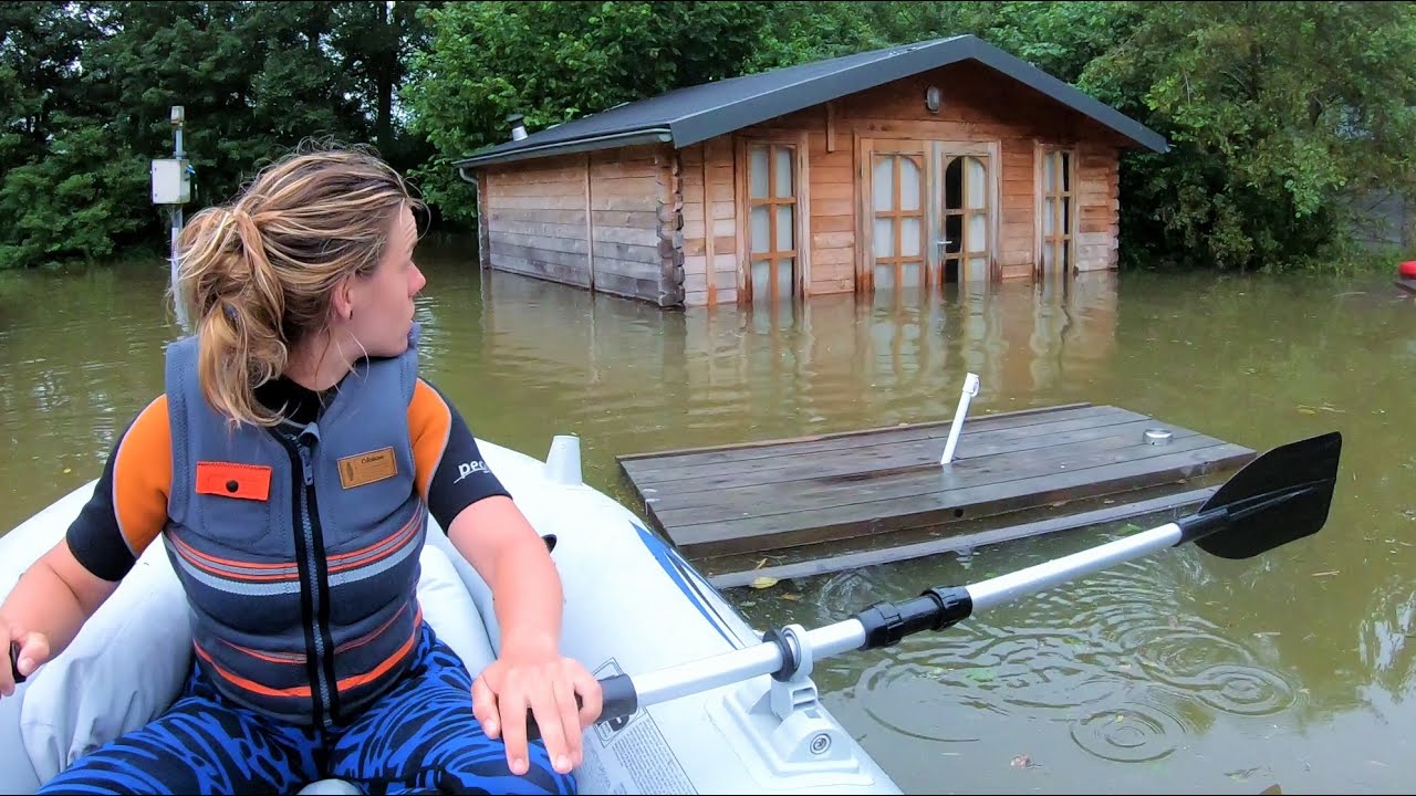 Overstroming camping De Oosterdriessen