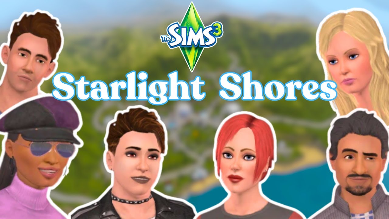 История и семьи Старлайт-Шорс в The Sims 3