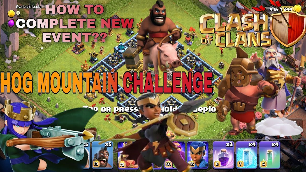 WE COMPLETED HOG MOUNTAIN CHALLENGE | CLASH OF CLANS