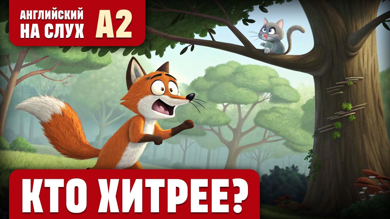 Кто хитрее? Веселый рассказ (уровень А2). Английский на слух.