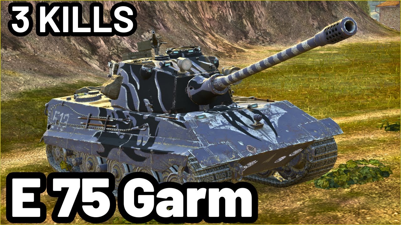 E 75 Garm | 7K DAMAGE | 3 KILLS | WOT Blitz Pro Replays
