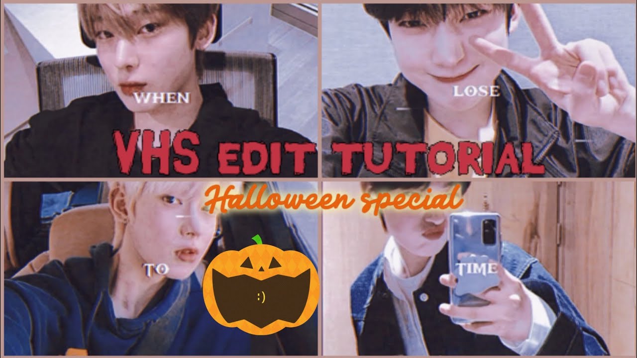 *&deg;&bull;VHS edit tutorial{make kpop edits easily/for beginners}*&deg;&bull;