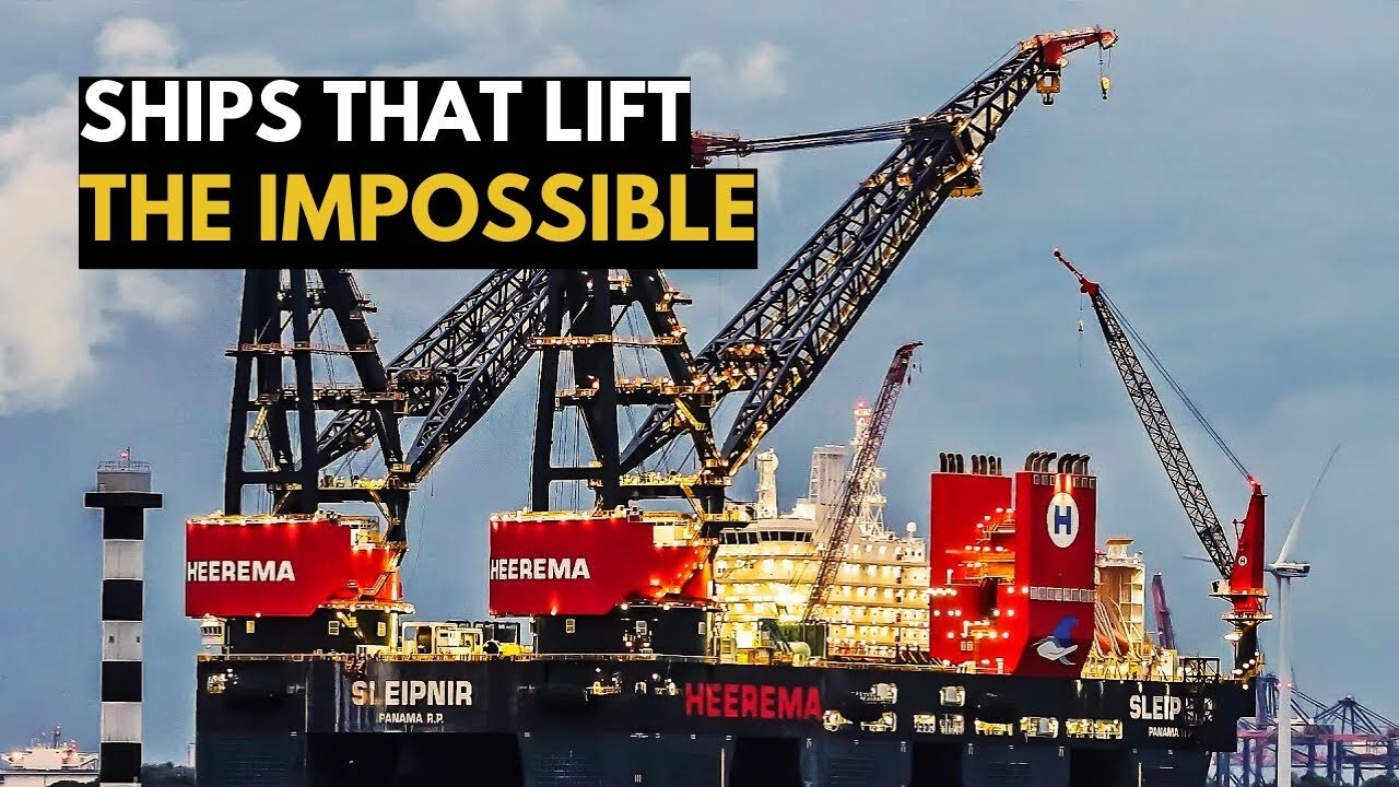 World’s Largest Crane Ships: Giants That Lift 15,000 Tons at Sea