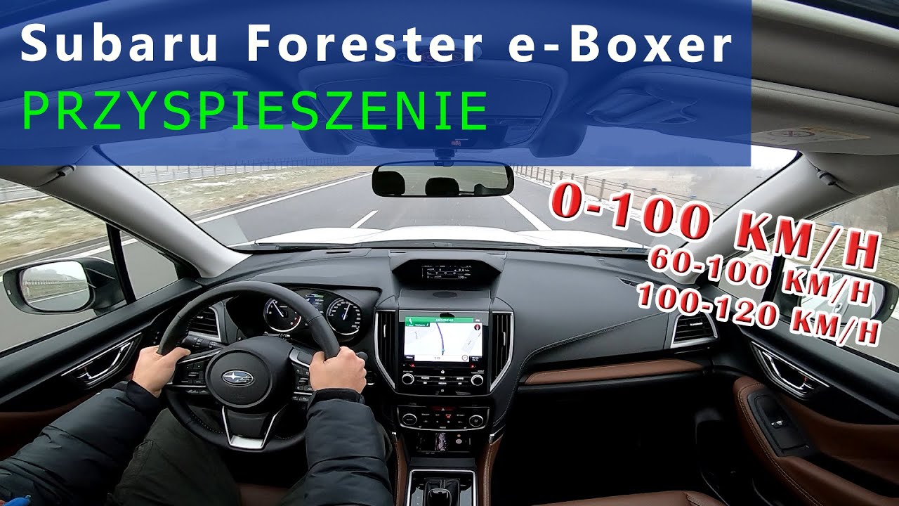 Subaru Forester e-Boxer 150KM przyspieszene 0-100 km/h (acceleration) 🏁