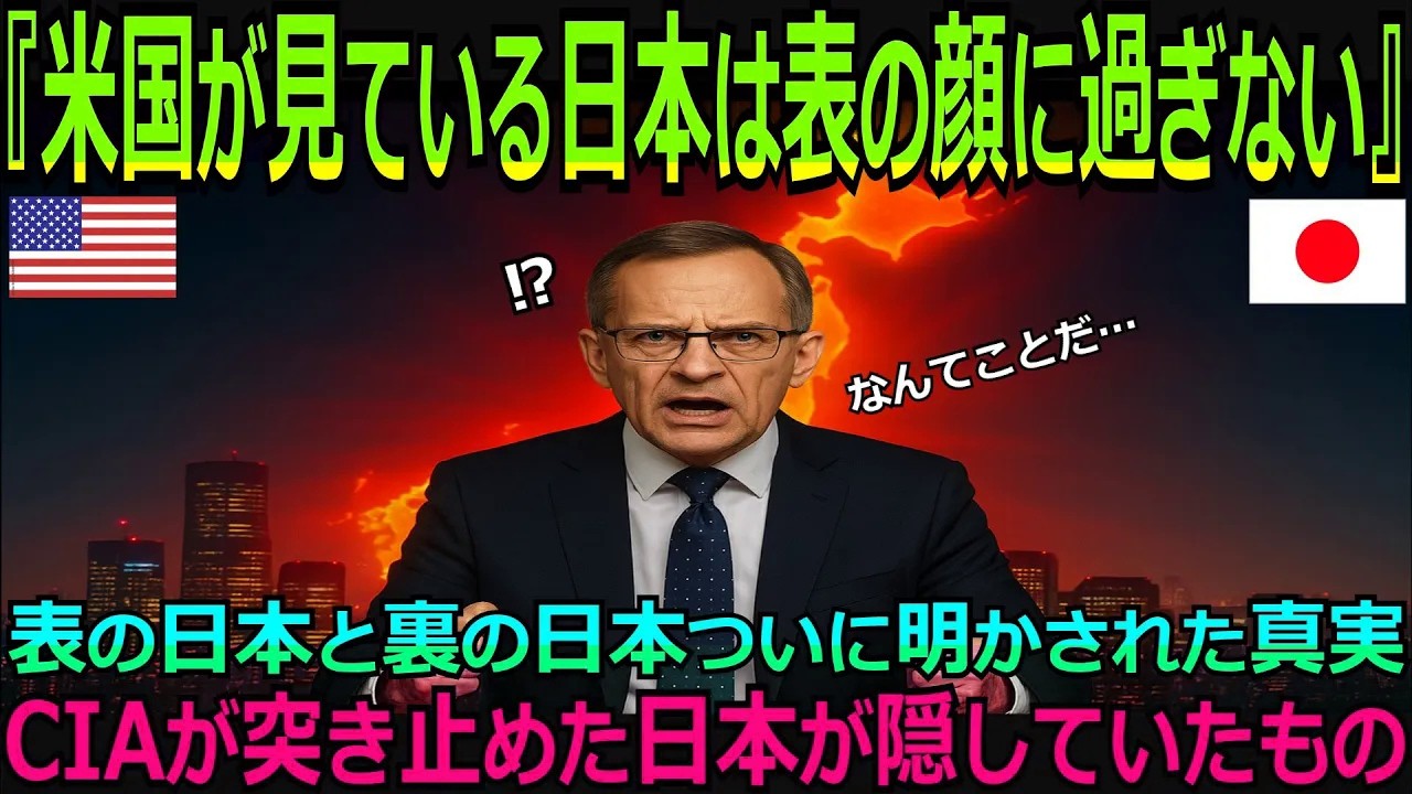 【海外の反応】CIAが発見した本当の日本｜あなたが知る日本は表の顔に過ぎない｜30年の分析で明かされた表と裏の日本の正体