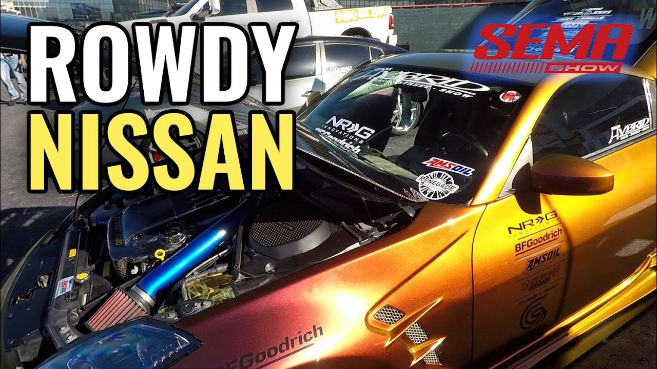 Безумие маслкаров — то, что сделали с этим 350Z на выставке SEMA, просто невероятно.