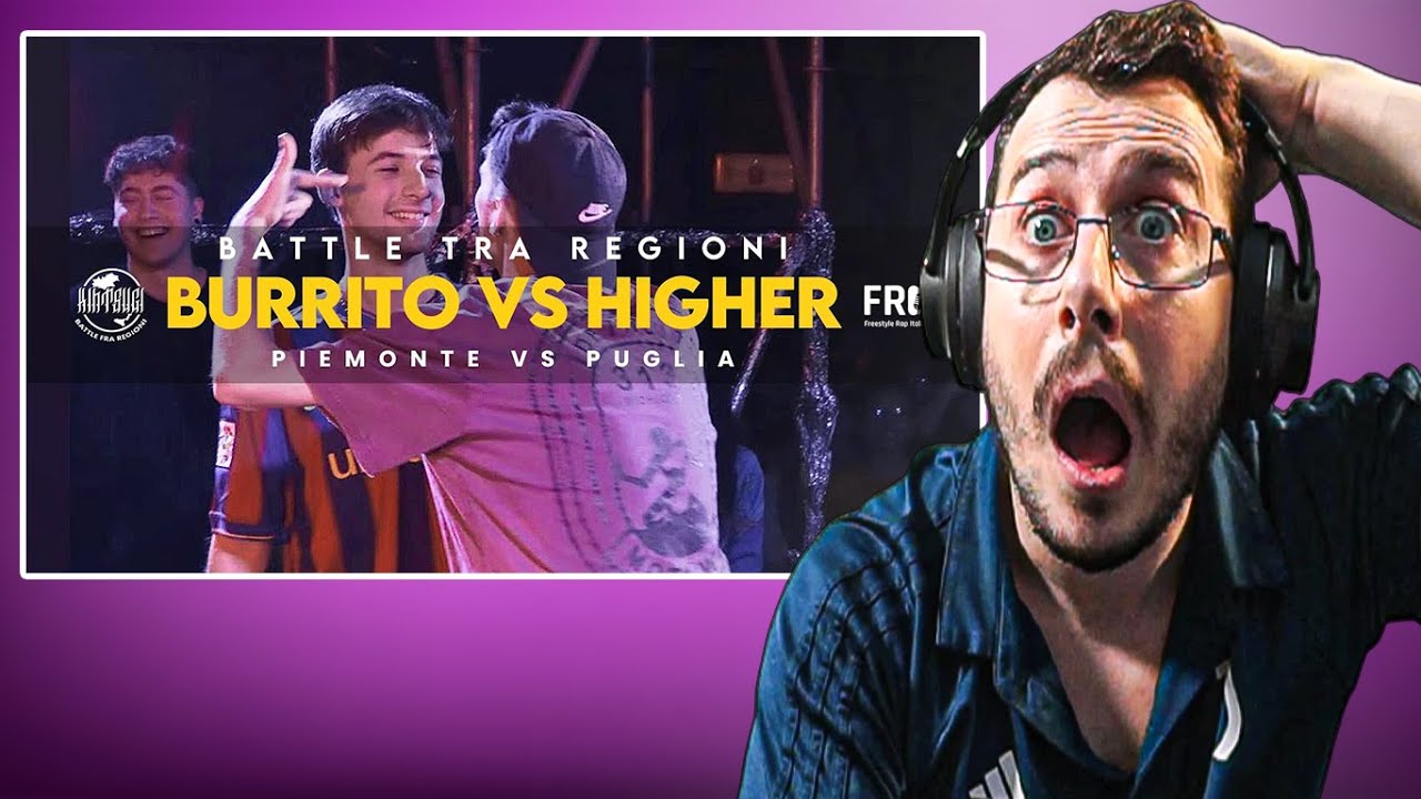 REACTION A BURRITO vs HIGHER - TEAM PIEMONTE vs TEAM PUGLIA - BATTLE fra REGIONI