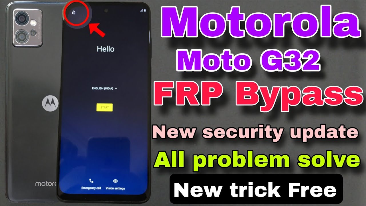 Moto G 32  frp Bypass  New security | New Trick | Moto G32 Google Account bypass | Without PC 💯 solv