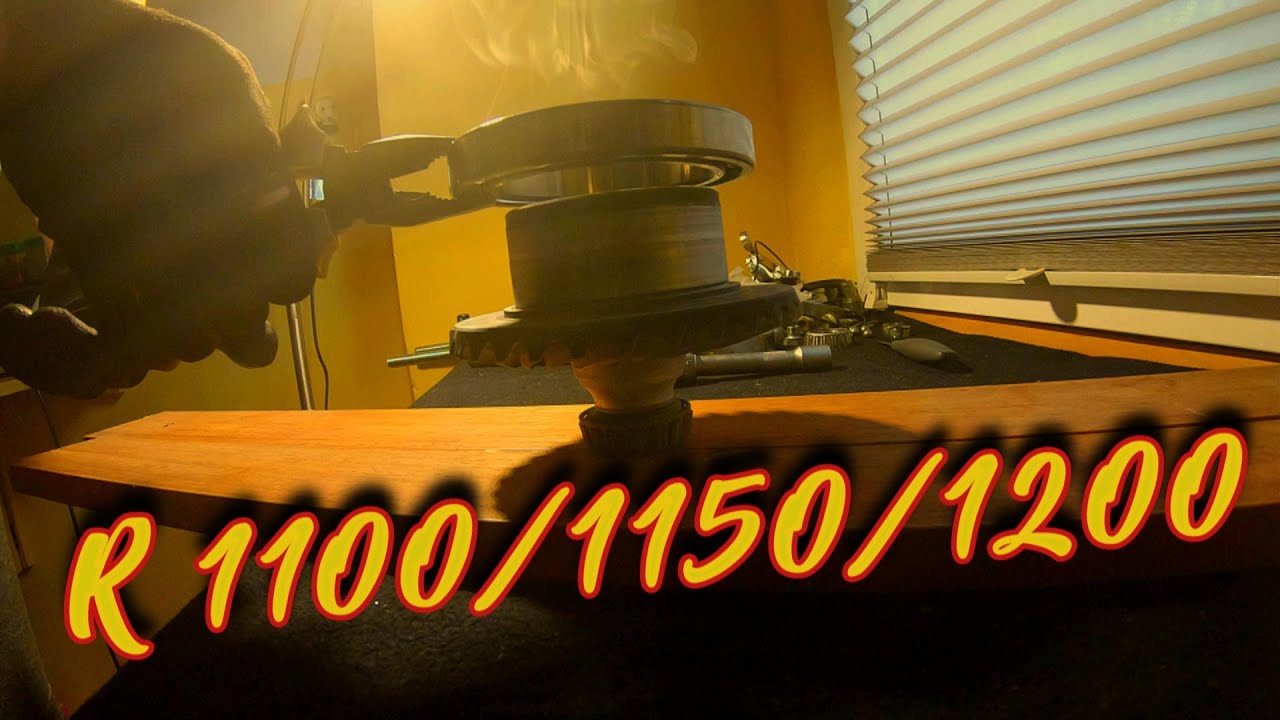 #15 - BMW R1100, 1150,1200 - wymiana łożysk przekładni - crown wheel bearing replacement (kicz 32)