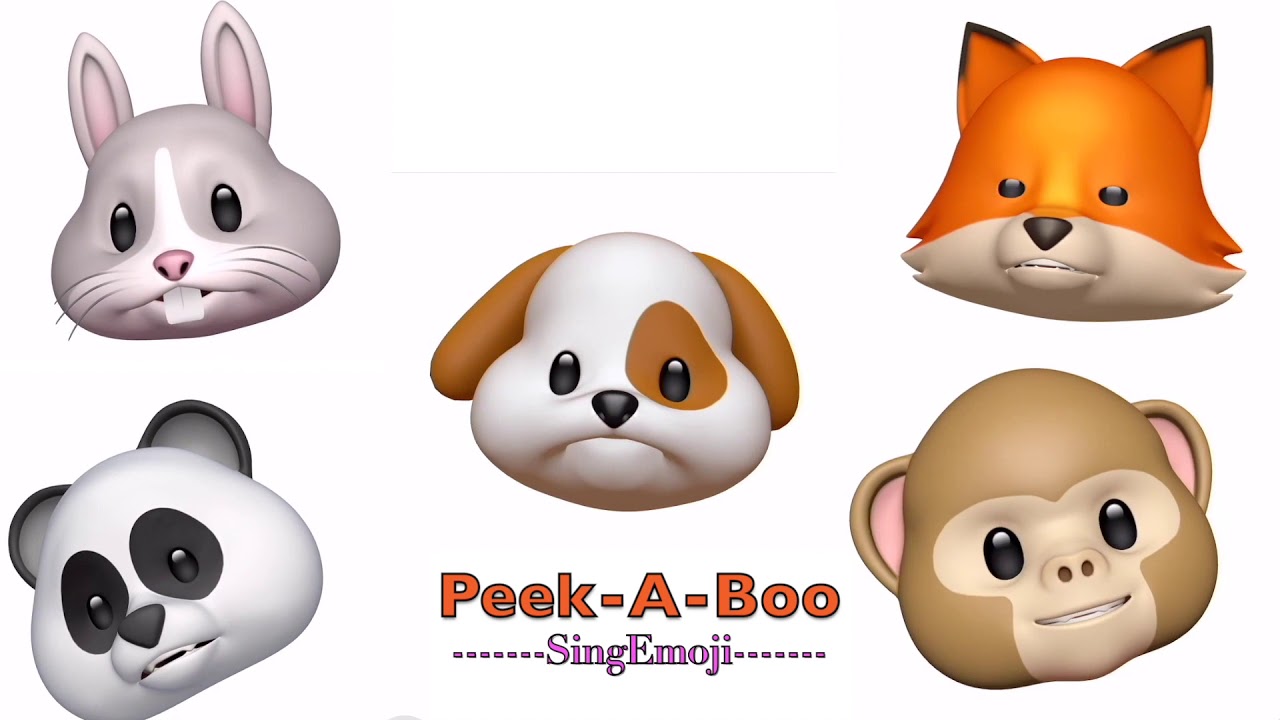 [Animoji Karaoke] Emoji Singing Peek-A-Boo (피카부) -- Red Velvet '레드벨벳'