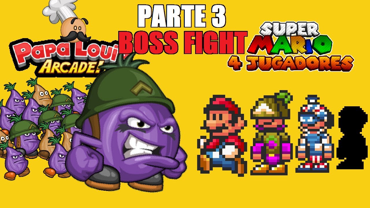 Qu&eacute; tal si Papa Louie Fuera un juego de Mario #3 | BOSS BATTLE