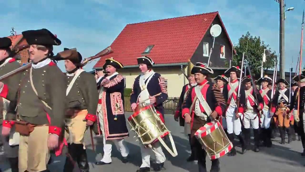 Nachstellung der Schlacht bei Maxen vom 20. November 1759