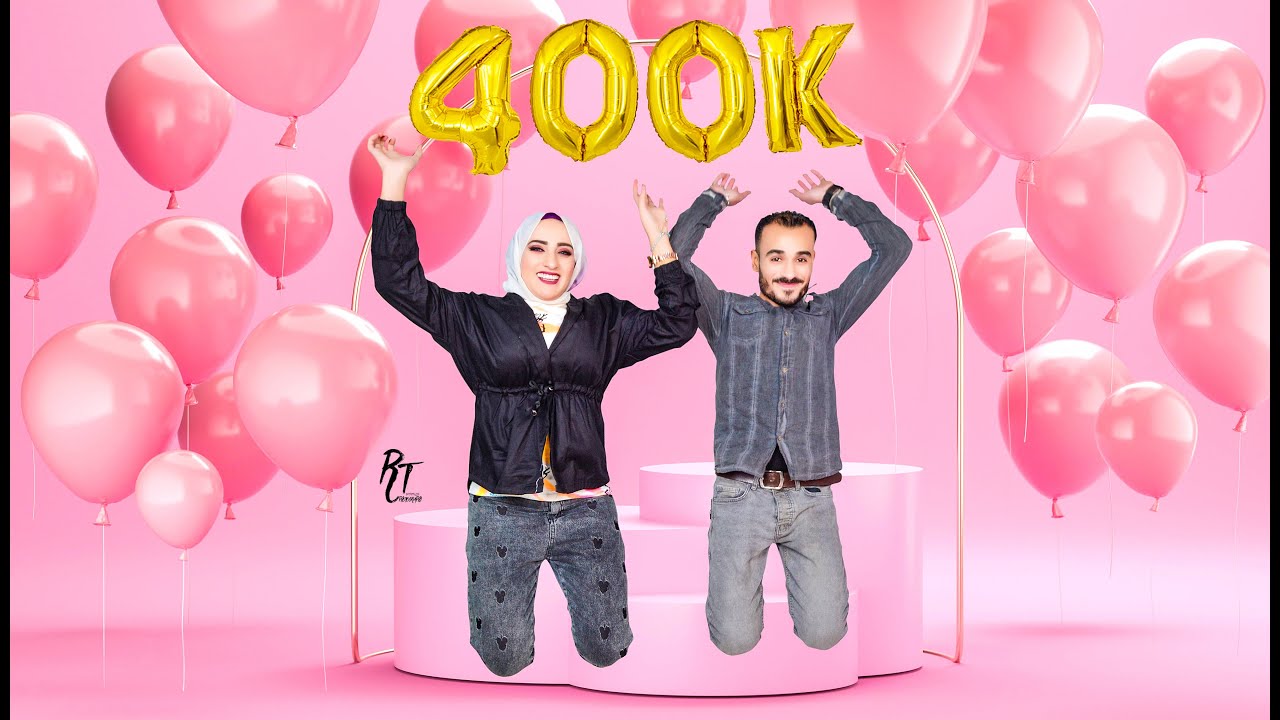 كواليس تصوير سيشن  زيزي بينك  احتفال 400.000 مشترك